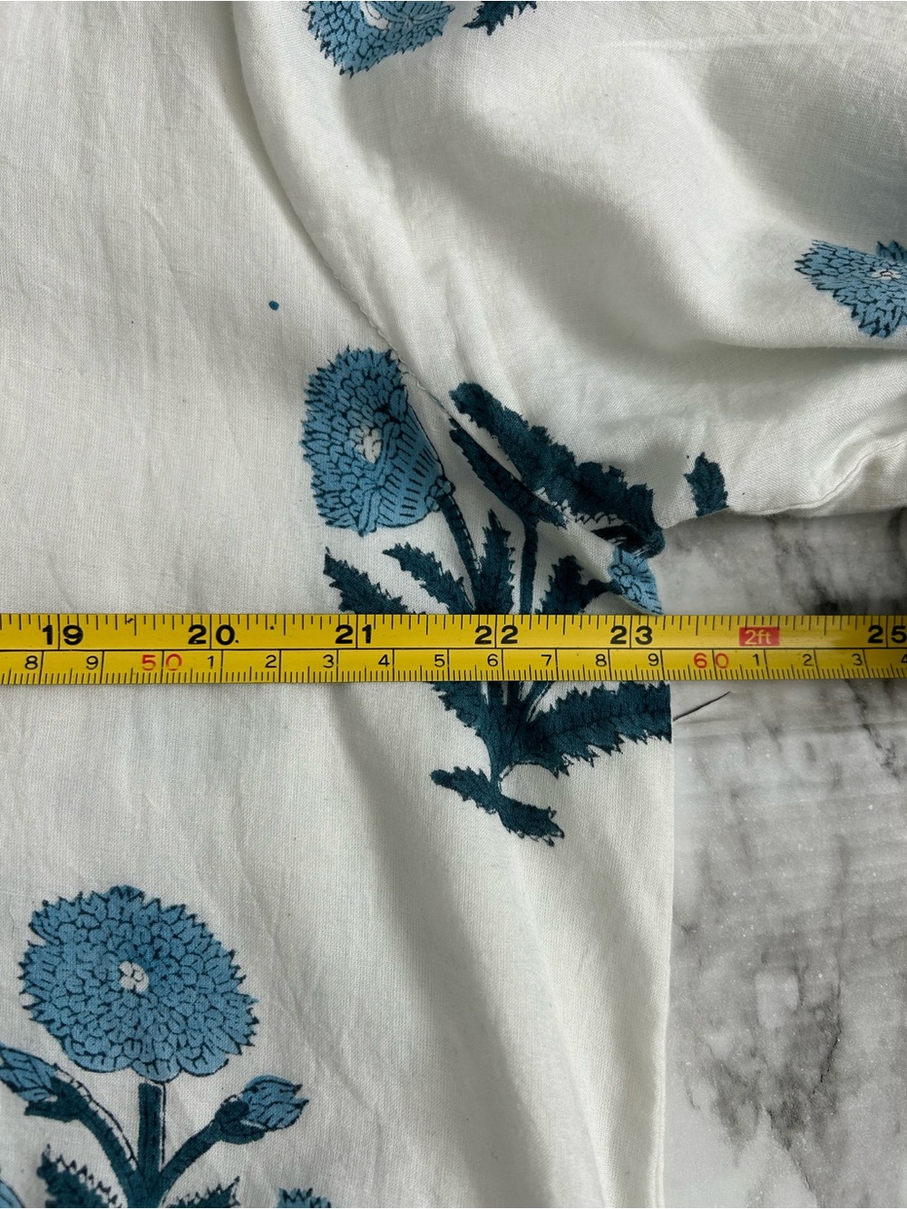 Victoria Dunn | women’s XL Blue and White Floral tiered Maxi Dress 100% cotton - Picture 10 of 11